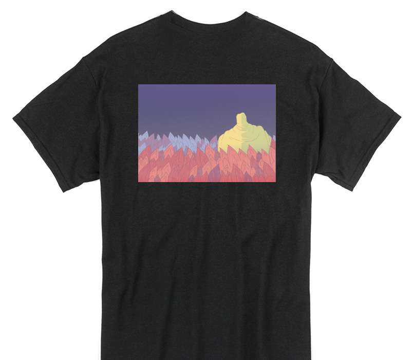 Custom Gildan 100% Cotton Black T-Shirt