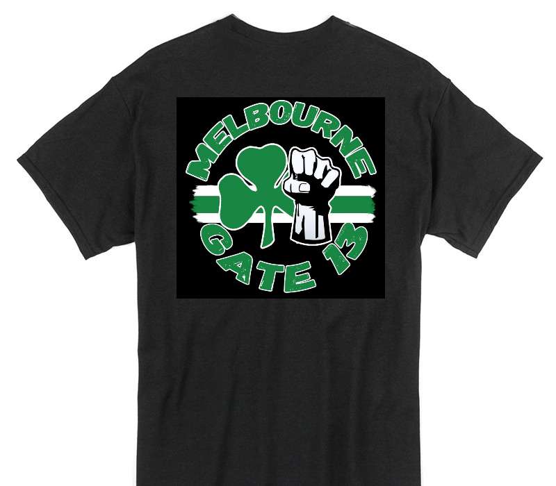 Custom Gildan 100% Cotton Black T-Shirt