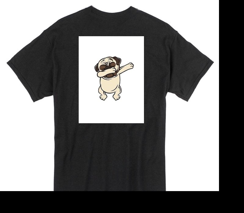 Custom Gildan 100% Cotton Black T-Shirt