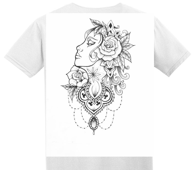 Custom Adult Soft Style 100% Cotton White T-Shirt
