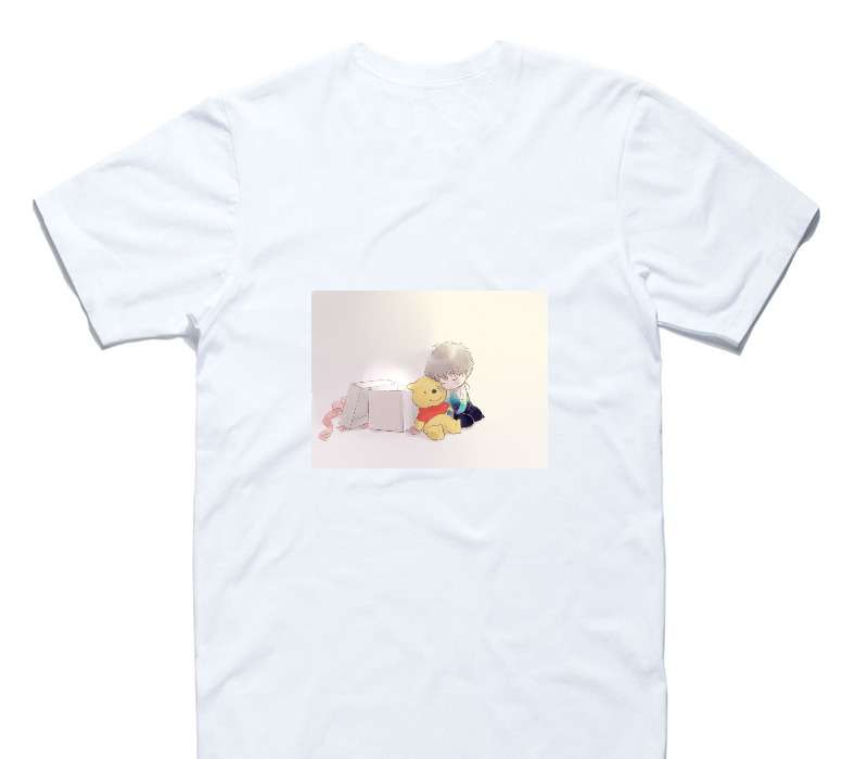 Custom AS Colour 100% Cotton White T-Shirt