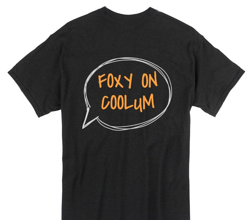 Custom Gildan 100% Cotton Black T-Shirt