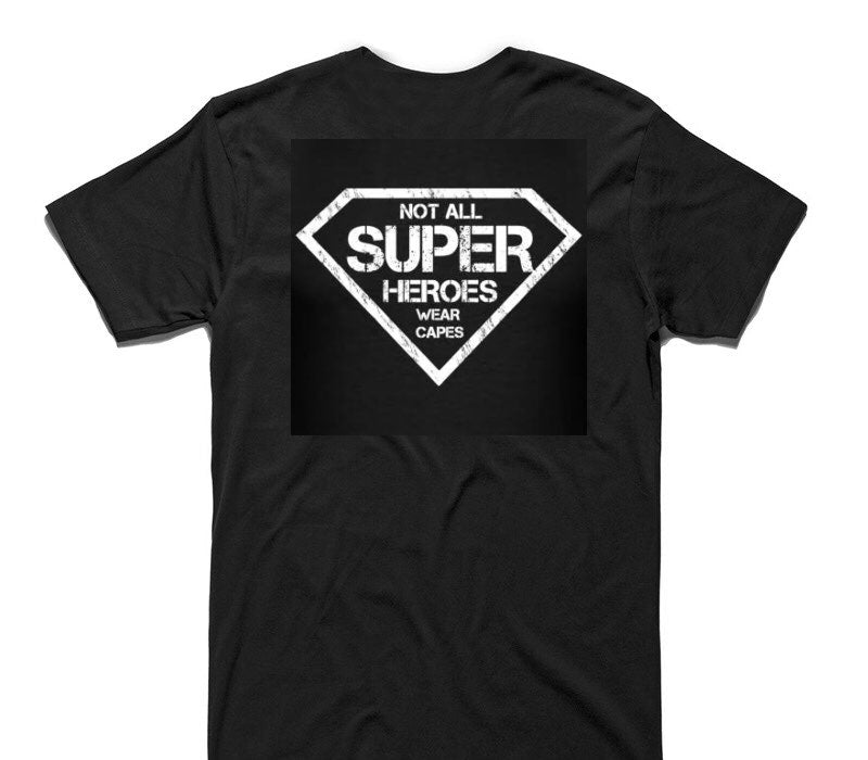 Custom AS Colour 100% Cotton Black T-Shirt
