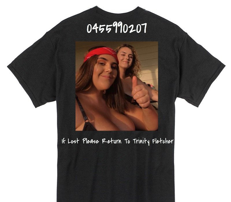 Custom Gildan 100% Cotton Black T-Shirt