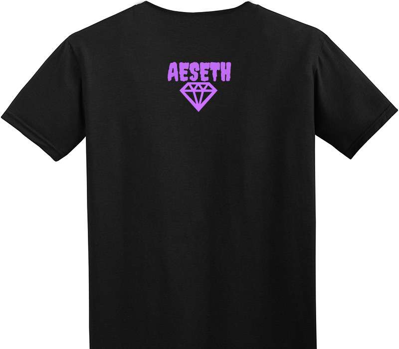 Custom Adult Soft Style 100% Cotton Black T-Shirt