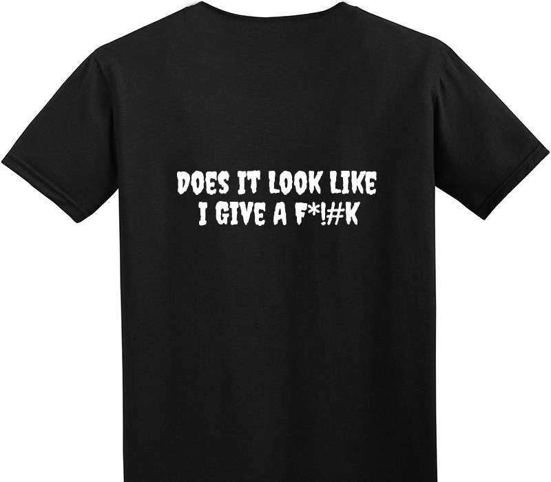Custom Adult Soft Style 100% Cotton Black T-Shirt