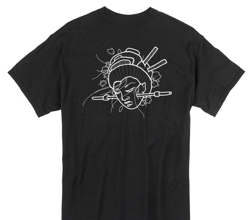 Custom Gildan 100% Cotton Black T-Shirt