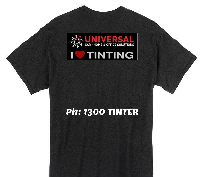 Custom Gildan 100% Cotton Black T-Shirt