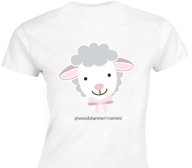 Custom Womens Soft Style 100% Cotton White T-Shirt