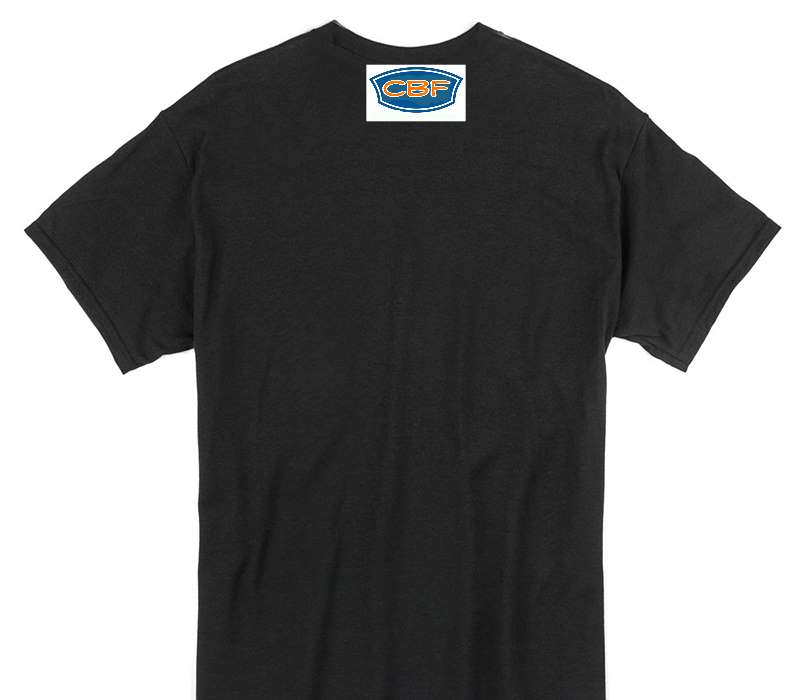 Custom Gildan 100% Cotton Black T-Shirt