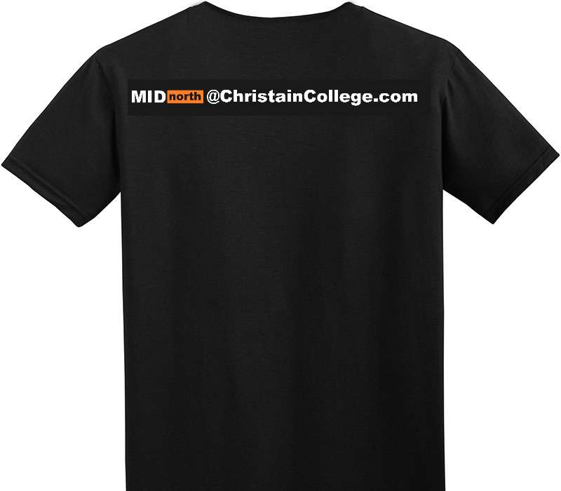 Custom Adult Soft Style 100% Cotton Black T-Shirt
