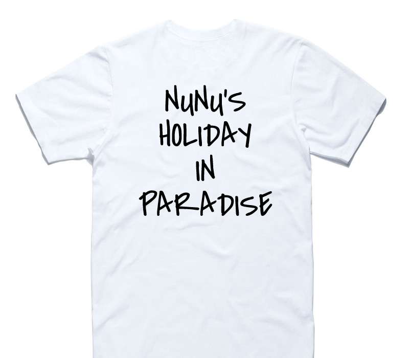 Custom AS Colour 100% Cotton White T-Shirt