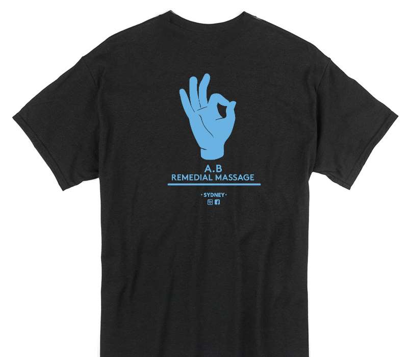 Custom Gildan 100% Cotton Black T-Shirt
