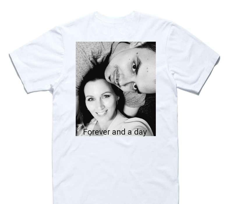 Custom AS Colour 100% Cotton White T-Shirt