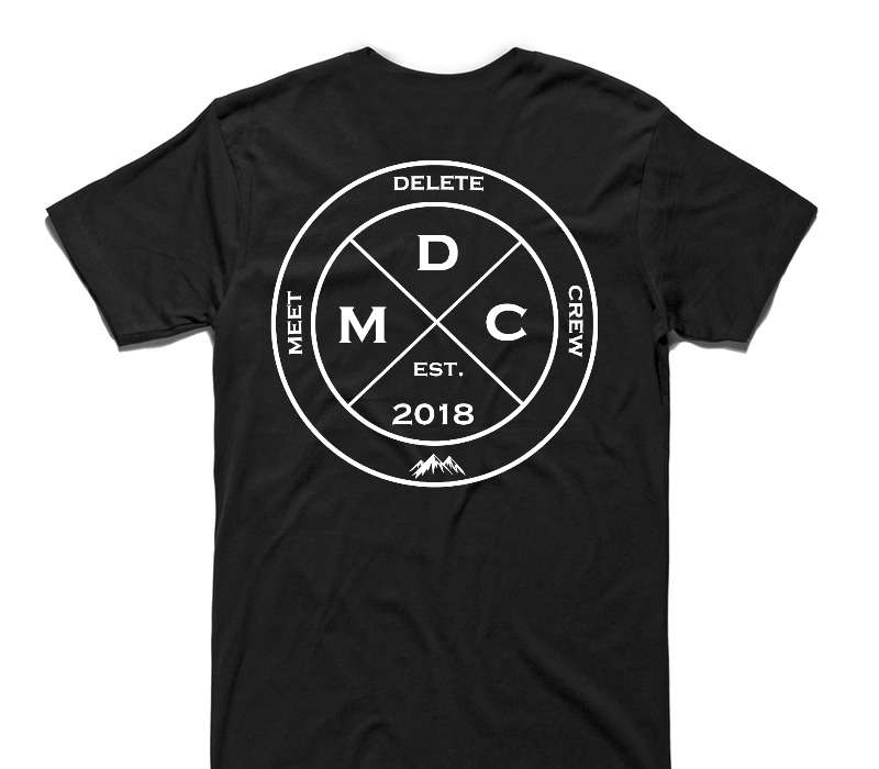 Custom AS Colour 100% Cotton Black T-Shirt