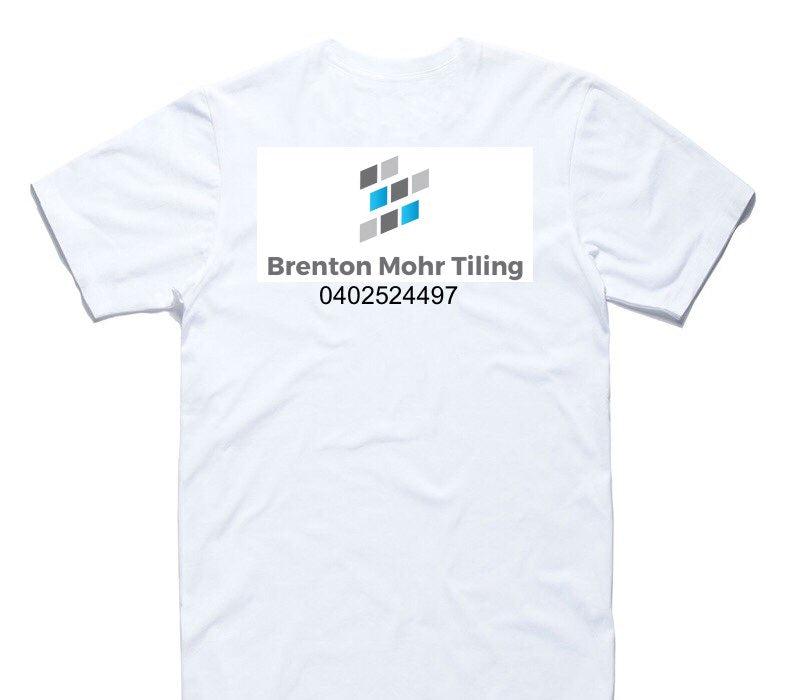 Custom AS Colour 100% Cotton White T-Shirt