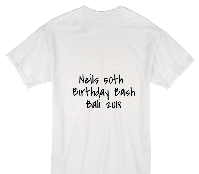 Custom Gildan 100% Cotton White T-Shirt