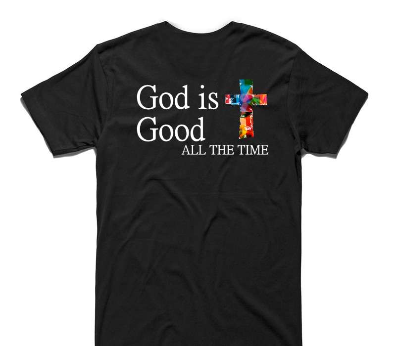 Custom AS Colour 100% Cotton Black T-Shirt