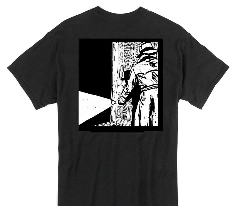 Custom Gildan 100% Cotton Black T-Shirt