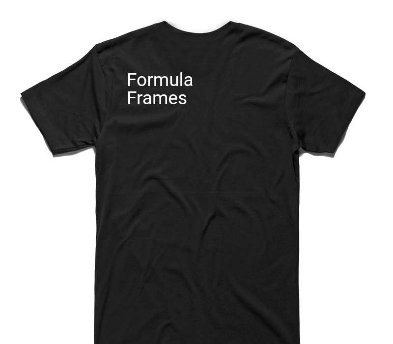 Custom AS Colour 100% Cotton Black T-Shirt