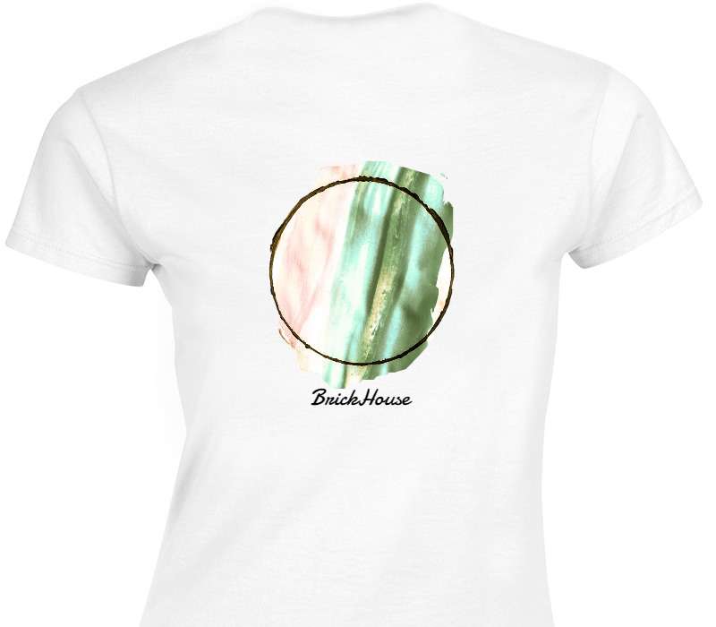 Custom Womens Soft Style 100% Cotton White T-Shirt