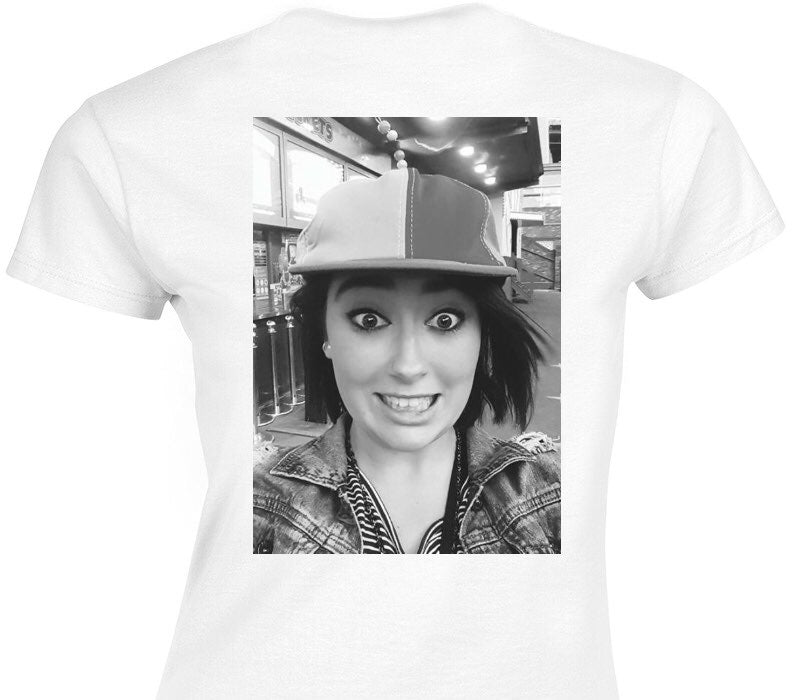 Custom Womens Soft Style 100% Cotton White T-Shirt