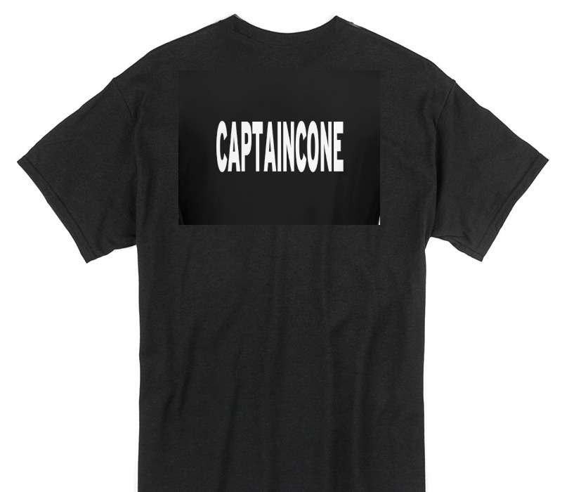 Custom Gildan 100% Cotton Black T-Shirt