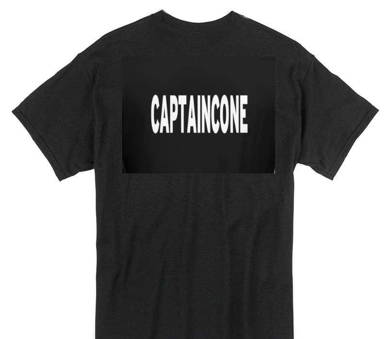 Custom Gildan 100% Cotton Black T-Shirt