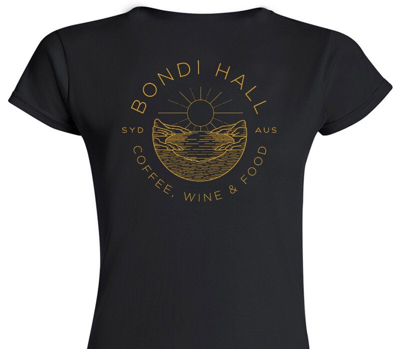 Custom Womens Soft Style 100% Cotton Black T-Shirt