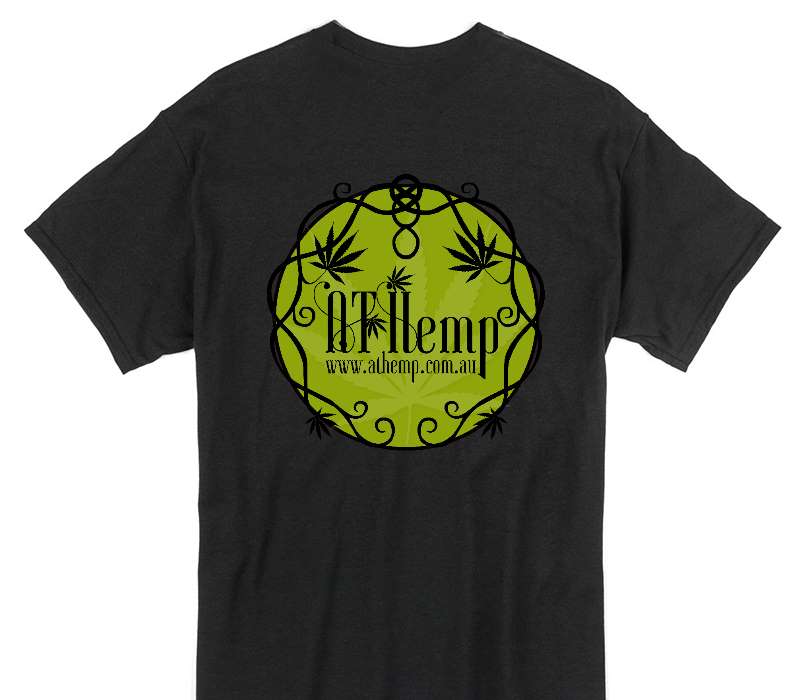 Custom Gildan 100% Cotton Black T-Shirt