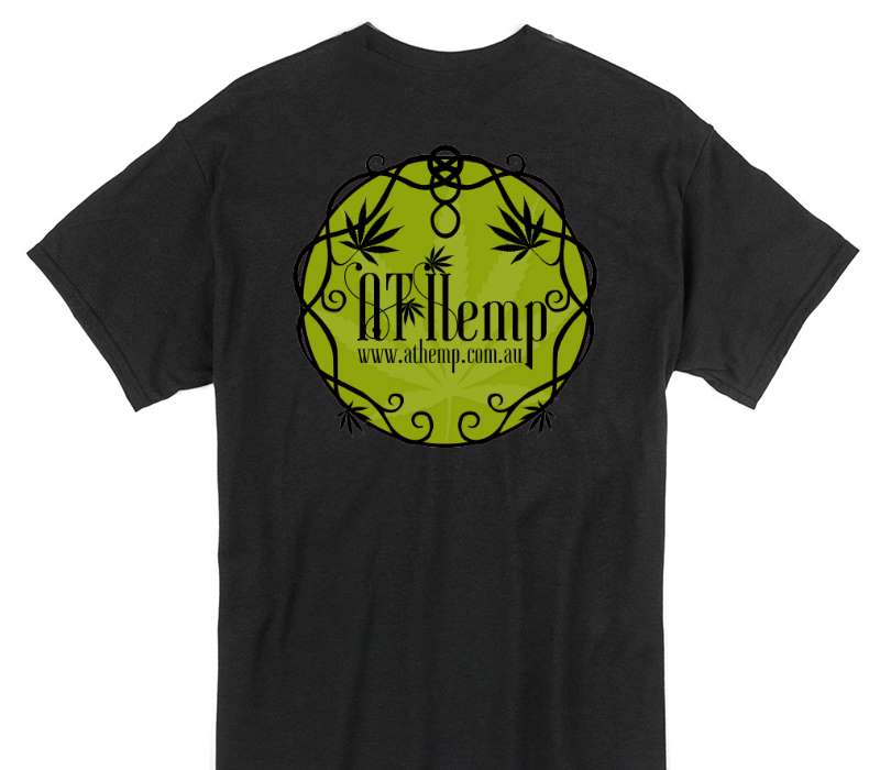 Custom Gildan 100% Cotton Black T-Shirt
