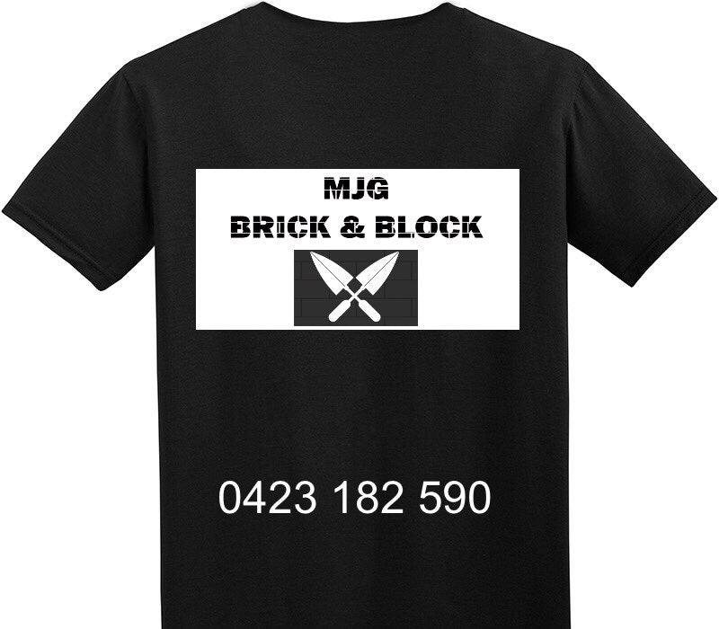 Custom Adult Soft Style 100% Cotton Black T-Shirt