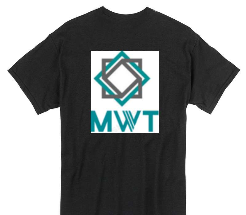 Custom Gildan 100% Cotton Black T-Shirt