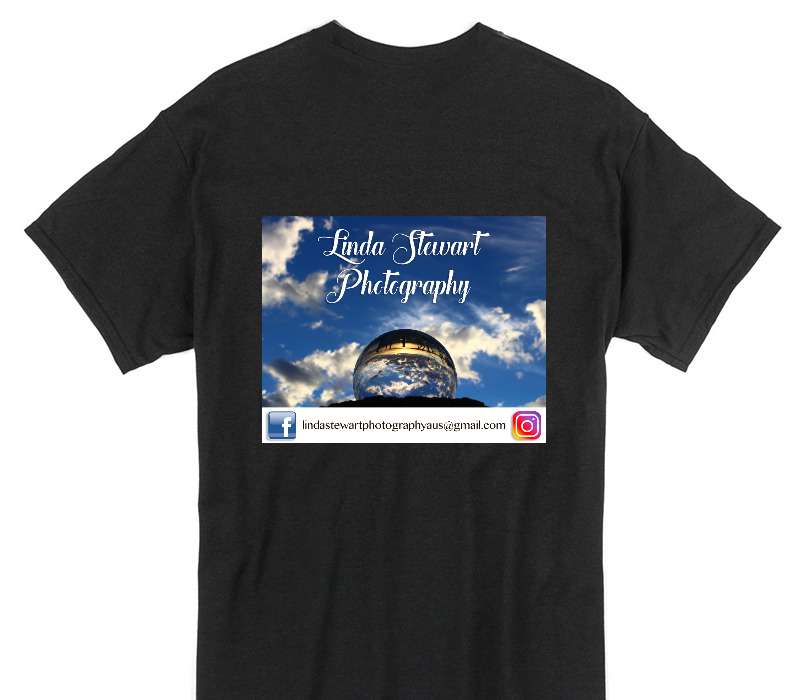 Custom Gildan 100% Cotton Black T-Shirt