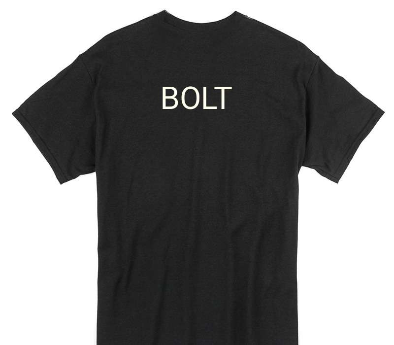 Custom Gildan 100% Cotton Black T-Shirt