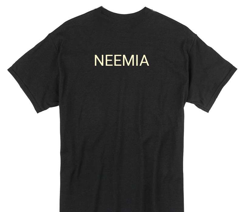 Custom Gildan 100% Cotton Black T-Shirt