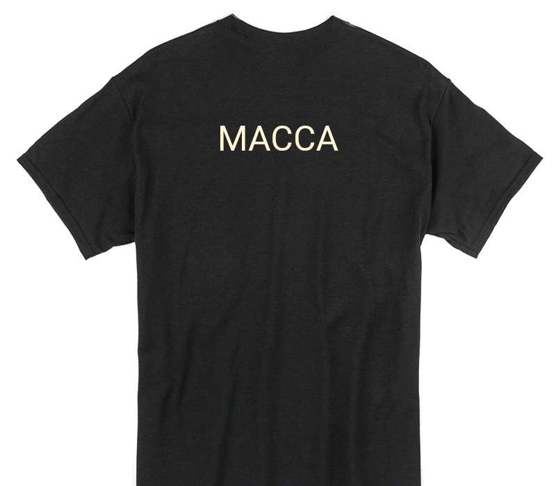 Custom Gildan 100% Cotton Black T-Shirt