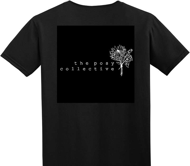 Custom Adult Soft Style 100% Cotton Black T-Shirt