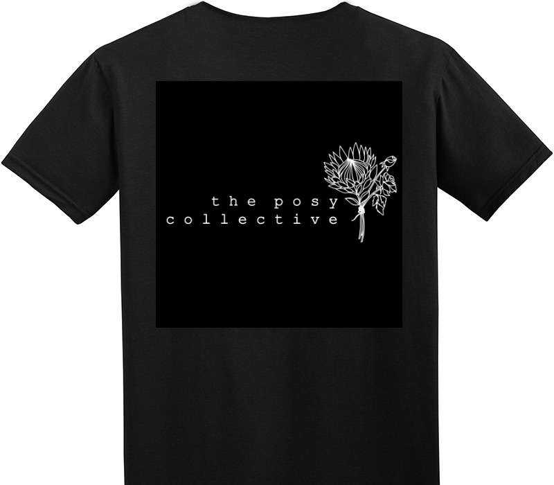 Custom Adult Soft Style 100% Cotton Black T-Shirt