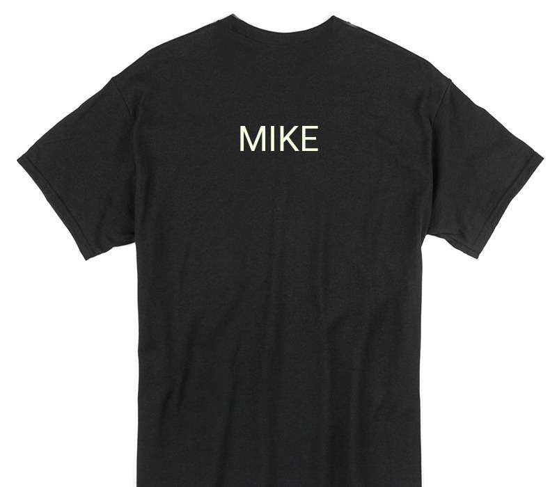 Custom Gildan 100% Cotton Black T-Shirt