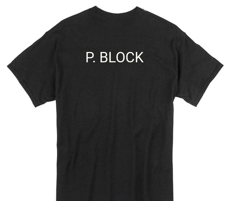 Custom Gildan 100% Cotton Black T-Shirt