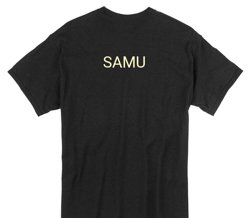 Custom Gildan 100% Cotton Black T-Shirt