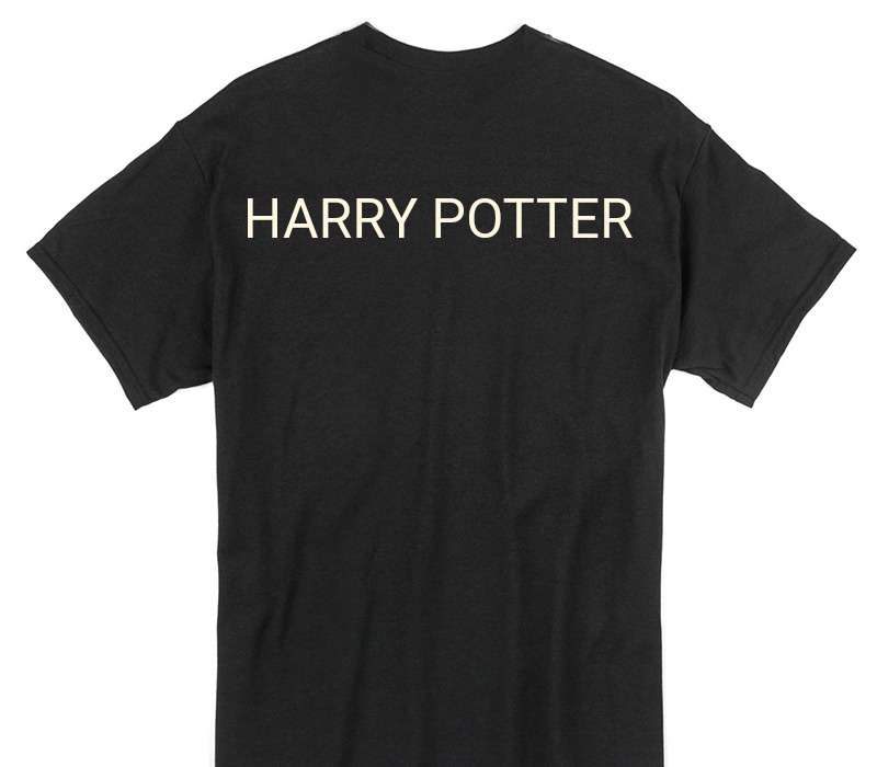 Custom Gildan 100% Cotton Black T-Shirt