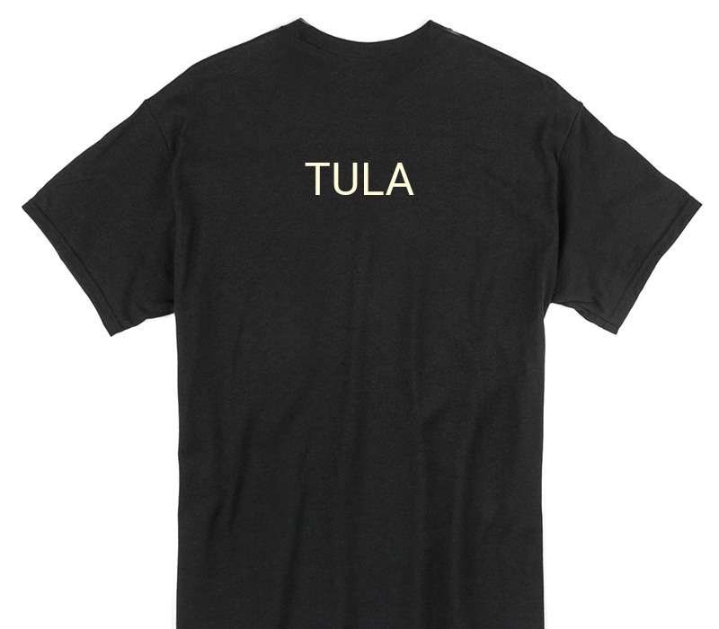 Custom Gildan 100% Cotton Black T-Shirt