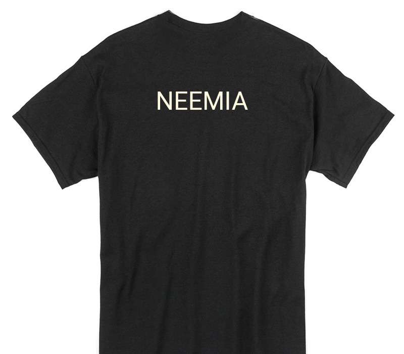 Custom Gildan 100% Cotton Black T-Shirt