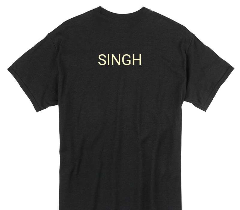 Custom Gildan 100% Cotton Black T-Shirt