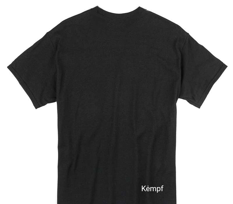Custom Gildan 100% Cotton Black T-Shirt
