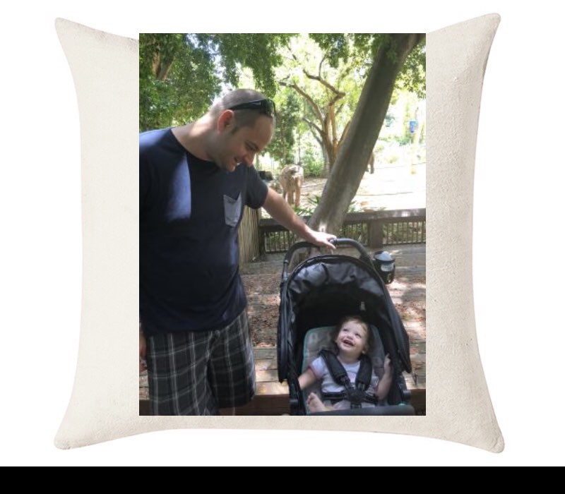 Custom Cushion Cover 50cm x 50 cm Off White