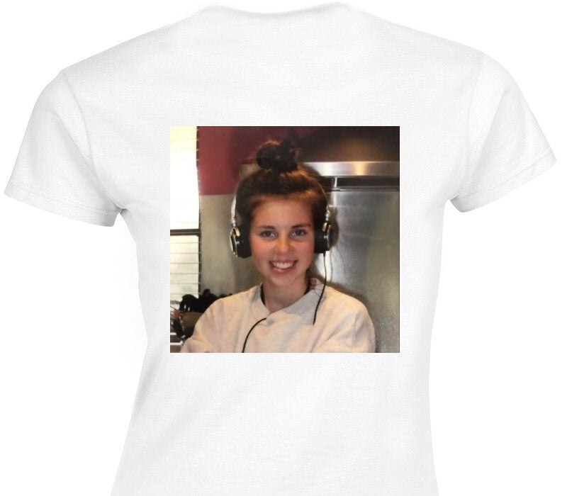 Custom Womens Soft Style 100% Cotton White T-Shirt