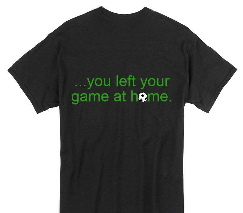 Custom Gildan 100% Cotton Black T-Shirt